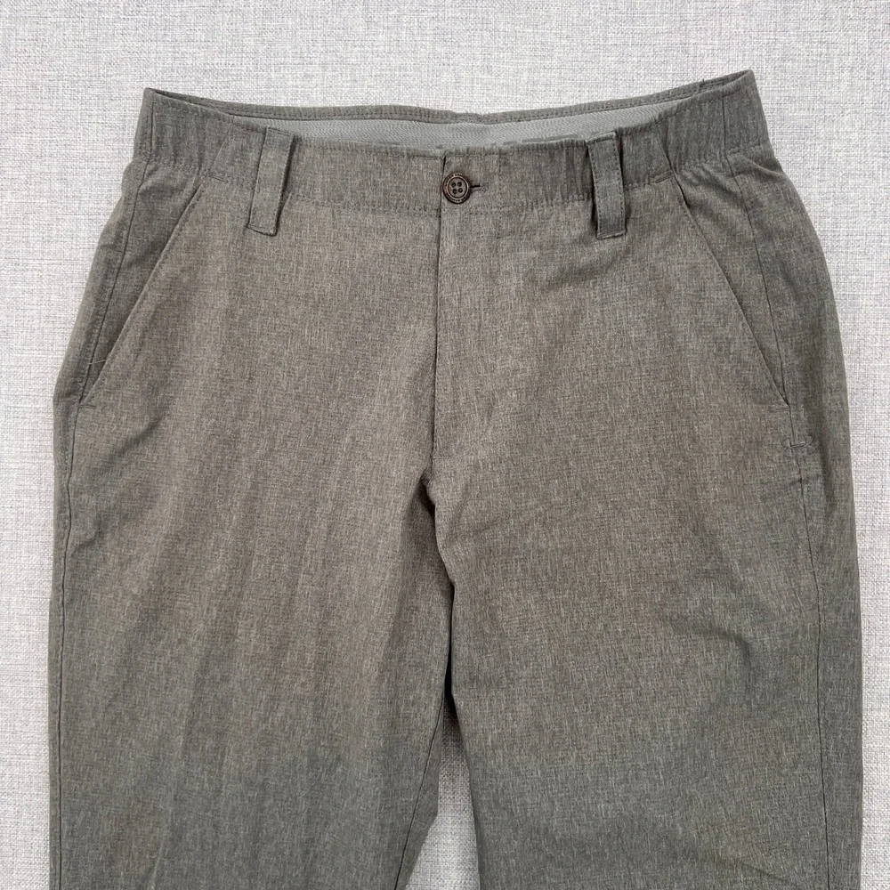 Under Armour Match Play Vented Golf Pants‎ Men 32x32 Gray Performance Tech